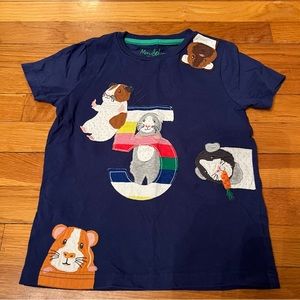 Mini Boden Guinea pig applique # 5 tee shirt